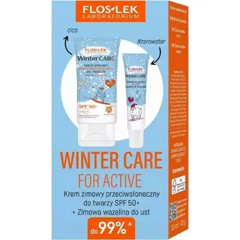 Pleťový krém Zimní ochranný krém na obličej Flos-Lek WINTER 50 SPF denní, 2 ml