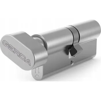 Vložka do dveří GERDA VLOŽKA DO ZÁMKU G35/40 NIKL S KNOFLÍKEM