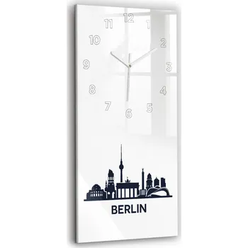 Hodiny Nástěnné hodiny Wallfluent černé 30 cm