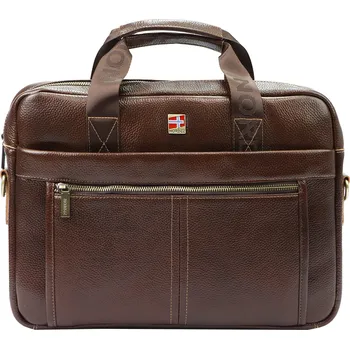 Pánská aktovka Pánská kožená aktovka Nordee S137 černá