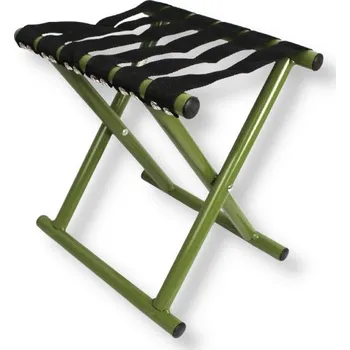 Stolička Rybářská, turistická, skládací stolička s kovovým rámem PASKI 31x30x23 cm