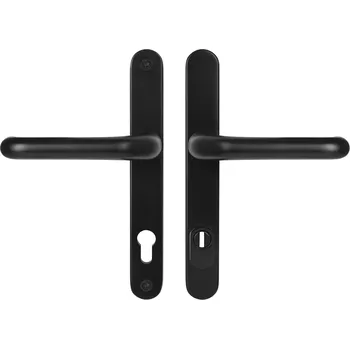 MPK - SECURO A04 PLUS - USO COSLAN PZ PLUS s otvorem pro vložku, 55 - 65 mm, 92 mm, klika/klika F5 - Černá matná