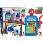 LEAN Toys Čerpací stanice se světly a…