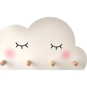 Věšák INDECOR Rainbow Věšák s háčky 40 x 2 x 21 cm, dřevěný INDECOR X12931