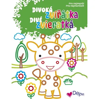 omalovánky Třpytivé omalovánky pro nejmenší-Divoká zvířátka