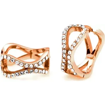 Náušnice Náušnice 8041, růžové zlacení SER.8041