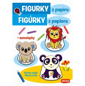 omalovánky Figurky z papíru-Modrý sešit