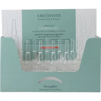 Vlasová regenerace FarmaVita Amethyste ADVANCE STIMULATE Hair Loss Control Lotion - proti vypadávání vlasů 12x8 ml