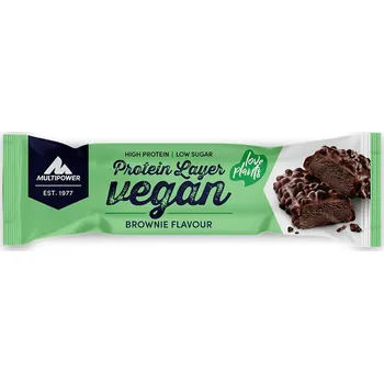 Multipower Vegan Protein Layer 55 g Příchuť: brownie