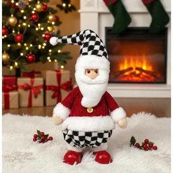 Dekorace MIKOŁAJ světlo, zvuk, pohyb 40 cm