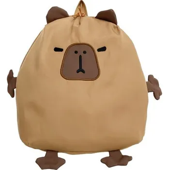 Městský batoh Batoh KAPIBARA 26x23x8 cm HNĚDÝ