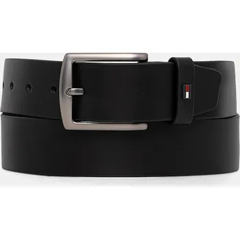 Módní doplněk Kožený pásek Tommy Hilfiger AM0AM13830 černá 99X, vel. 90