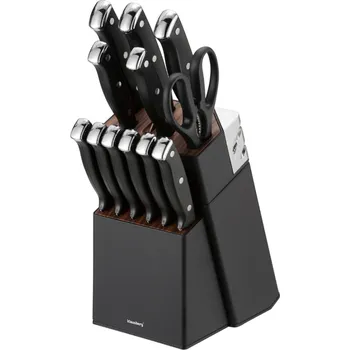 Klausberg Sada nerezových nožů 13 ks KB-7985, stojan, brousek