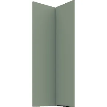 Kuchyňská skříňka 60 x 60 GN-108 2F (90°), Horní rohová kuchyňská skříňka Aria aquamarine /bílá