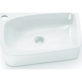 Bathco 4001 - Umyvadlo na desku ARAGON 50x40,5 cm porcelán/bílá