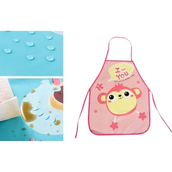 Kuchyňská zástěra Zástěra na výtvarné práce, voděodolná, 49 x 39, RŮŽOVÁ