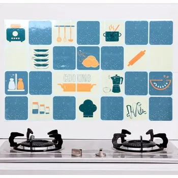 Samolepící dekorace Kuchyňská samolepka na dlaždice, stěnu 75x45 cm YX-502