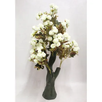 Vánoční stromek Stromek RÓŻA výška 85 cm BÍLÁ