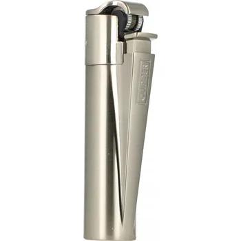 Kovový Zapalovač Clipper JET SILVER v pouzdro s regulací plamene