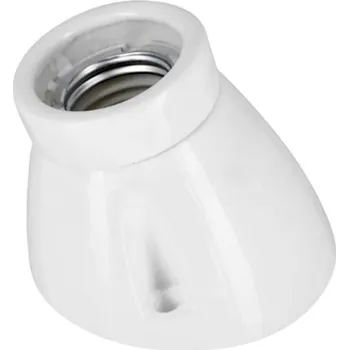 Dekorativní svítidlo Elhard Nástěnné šikmé keramické svítidlo E27, bílé