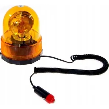 Maják VÝSTRAŽNÁ LAMPA KOHOUT ORANŽOVÁ 12V