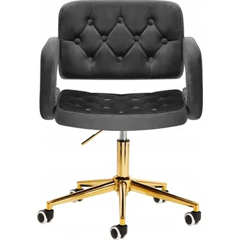 Kosmetická taburetka Activeshop židle na kolečkách šedá