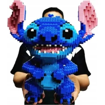 ostatní stavebnice FIGURKA STITCH DISNEY Z STAVEBNICE (NEKOMPATIBILNÍ S LEGO) 5600 DÍLKŮ *GIGANT* 2023 HIT