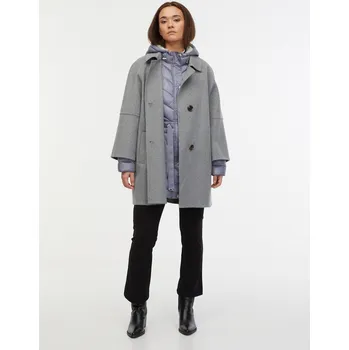 Dámský kabát Orsay dámský kabát šedý oversize bez kapuce velikost 36