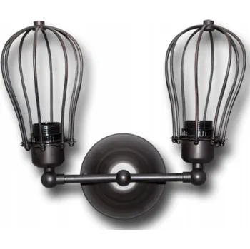 Nástěnné svítidlo Nástěnné svítidlo SCIENNA LOFT ČERNÉ RETRO E27