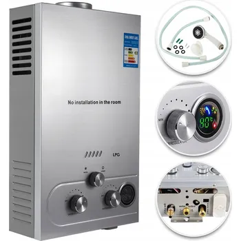 Průtokový ohřívač Průtokový ohřívač vody plynový 16L 32kW LPG