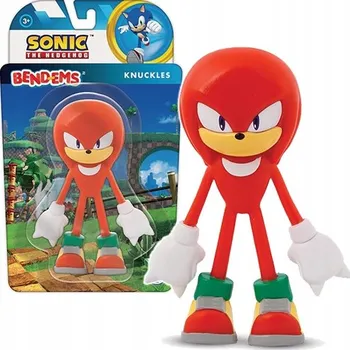 SONIC THE HEDGEHOG KNUCKLES JEŽEK FIGURKA FLEXIBILNÍ OHÝBACÍ BENDEMS