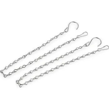 Organizér oblečení Kovový řetízek pro zavěšení dekorací, květináčů 50 cm Varianta: 1 nikl, Balení: 10 ks