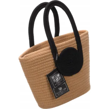 Kabelka BAD&BAGS plážová taška polyester béžová