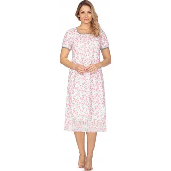 Dámská noční košile Košile e.FEMME - 100% bavlna noční růžová