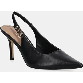 Dámské lodičky Kožené lodičky Guess NASSHA4 FLTNS4.LEA05.BLACK černá 99X, EUR 41