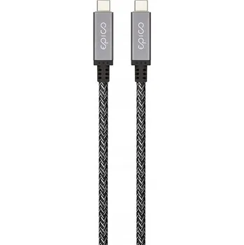 Datový kabel Kabel Epico USB-C - USB-C 1 m černý