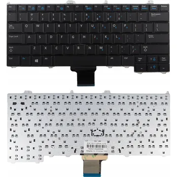 Náhradní klávesnice pro notebook Nová QWERTY klávesnice pro notebook DELL Latitude E7240 E7420 E7440 PL