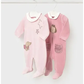 Kojenecké dupačky Mayoral Newborn 2-pack 2702.2C.Newborn.9BYA růžová 30X, vel. 80