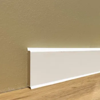 soklová lišta Podlahová soklová lišta CUBU Flex 60 mm bílá