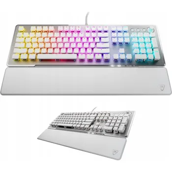 Mechanická herní klávesnice Turtle Beach Vulcan II, bílá s podsvícením