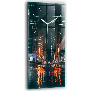 Hodiny Nástěnné hodiny Wallfluent černé 30 cm