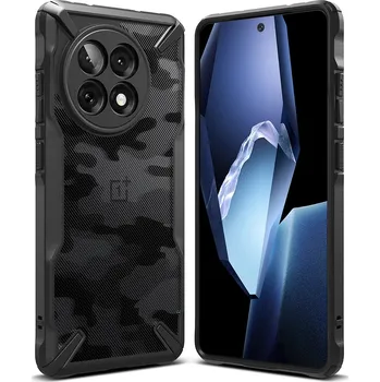 Pouzdro na mobilní telefon Ringke Fusion X Design OnePlus 13R maskáčově černý