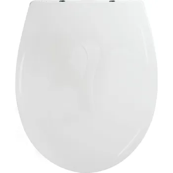 Sada koupelnových doplňků MSV-SPIRELLA S.A.S. Spirella WC prkénko BROOKE, bílé, recklovaný plast