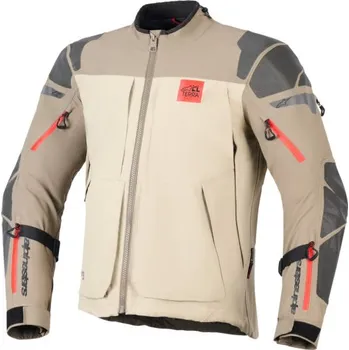 Moto bunda Bunda NAZCA 3L GORE-TEX PRO, ALPINESTARS (světle hnědá/písková/oranžová/černá) 2026 (Velikost: M)