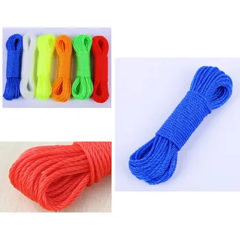 Šňůra na prádlo Provaz, šňůra na prádlo 10 m MIX BAREV - 1 KS