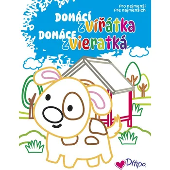 omalovánky Třpytivé omalovánky pro nejmenší-Domácí zvířátka