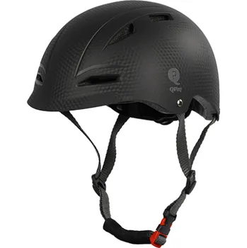 Cyklistická přilba QPLAY Helma dětská Manbo Black, vel. M (52-58cm)