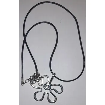 Náhrdelník Bižuterie-Bužírka na krk s přívěskem 021