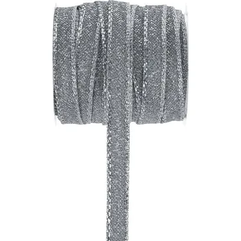 Stuha Santex Stuha stříbrná 10mmx5m