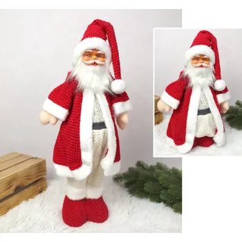 Dekorativní figurka SANTA TELESKOPICKÉ NOHY 40x56 cm